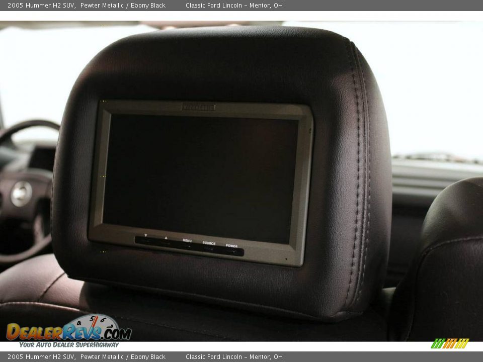 2005 Hummer H2 SUV Pewter Metallic / Ebony Black Photo #27