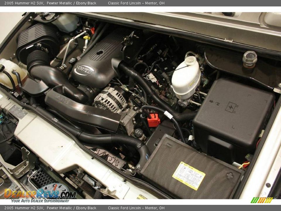 2005 Hummer H2 SUV Pewter Metallic / Ebony Black Photo #30