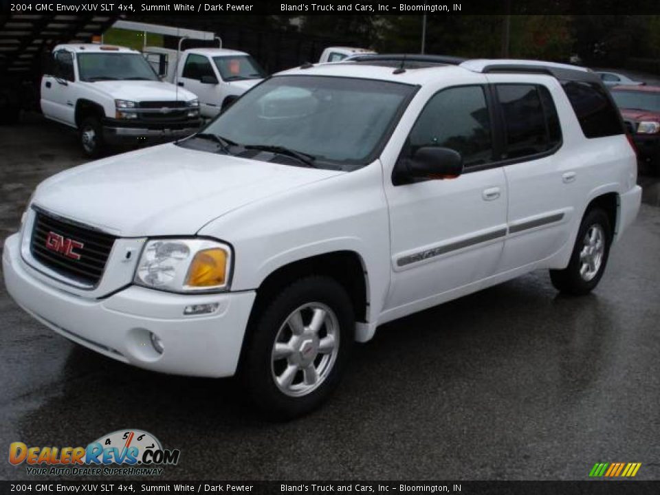 2004 GMC Envoy XUV SLT 4x4 Summit White / Dark Pewter Photo #8