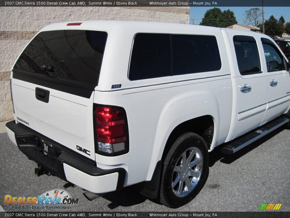 2007 GMC Sierra 1500 Denali Crew Cab AWD Summit White / Ebony Black Photo #16