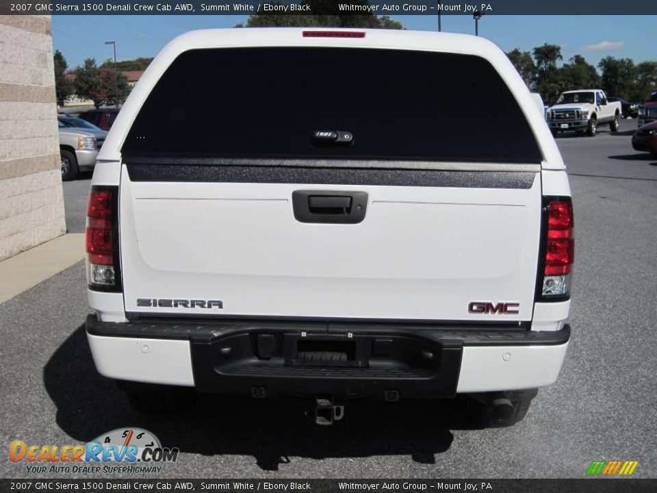 2007 GMC Sierra 1500 Denali Crew Cab AWD Summit White / Ebony Black Photo #17