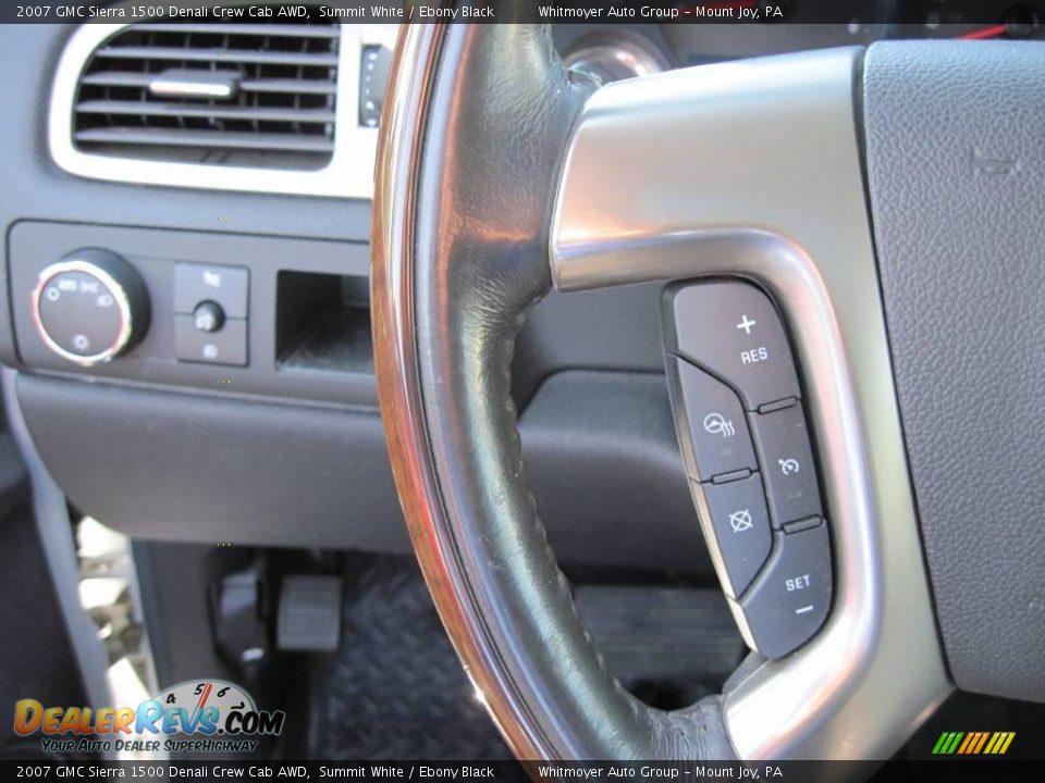 2007 GMC Sierra 1500 Denali Crew Cab AWD Summit White / Ebony Black Photo #23