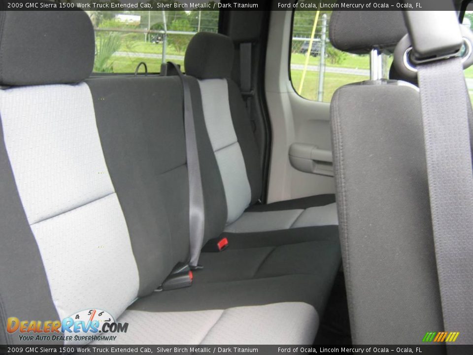 2009 GMC Sierra 1500 Work Truck Extended Cab Silver Birch Metallic / Dark Titanium Photo #19