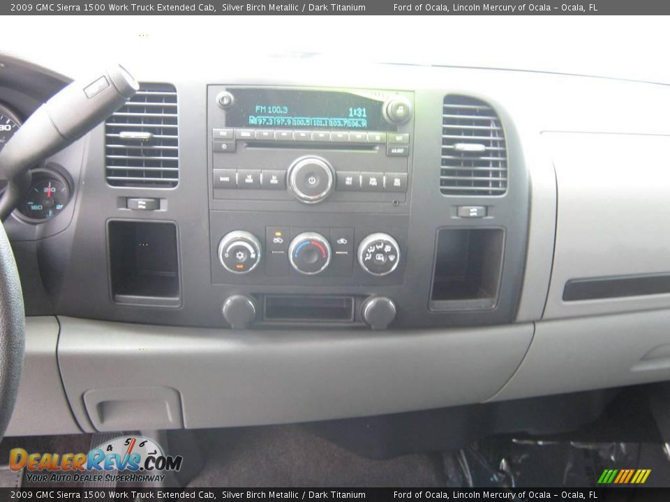 2009 GMC Sierra 1500 Work Truck Extended Cab Silver Birch Metallic / Dark Titanium Photo #24