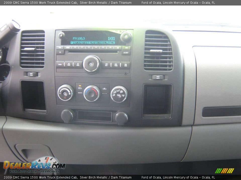 2009 GMC Sierra 1500 Work Truck Extended Cab Silver Birch Metallic / Dark Titanium Photo #26