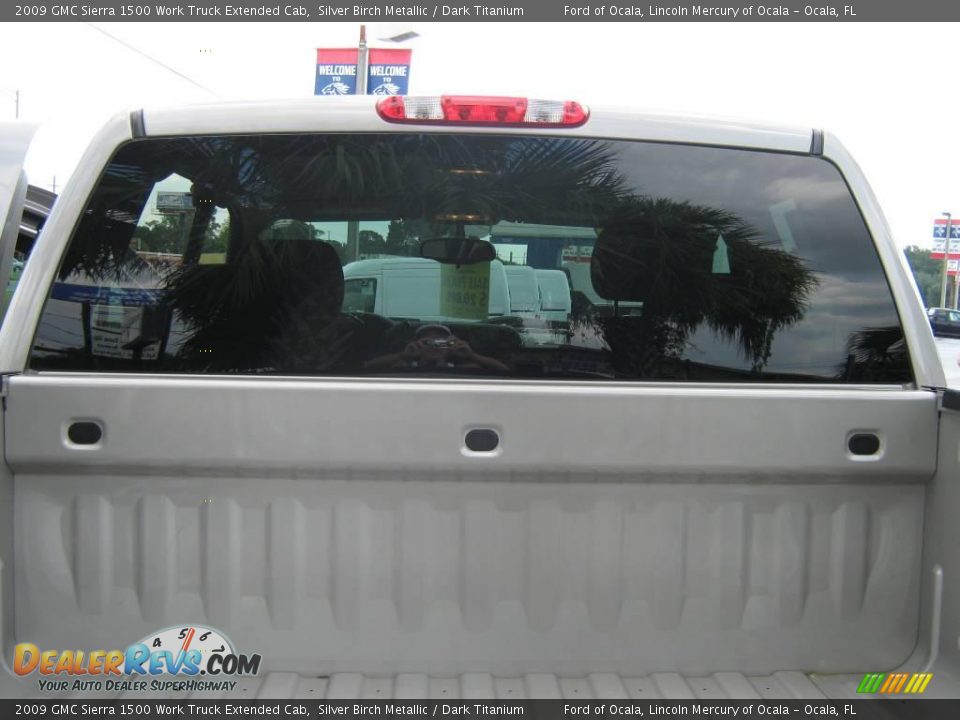 2009 GMC Sierra 1500 Work Truck Extended Cab Silver Birch Metallic / Dark Titanium Photo #27