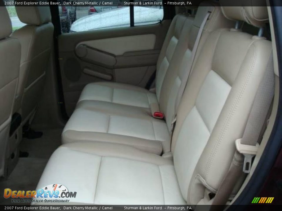 2007 Ford Explorer Eddie Bauer Dark Cherry Metallic / Camel Photo #11