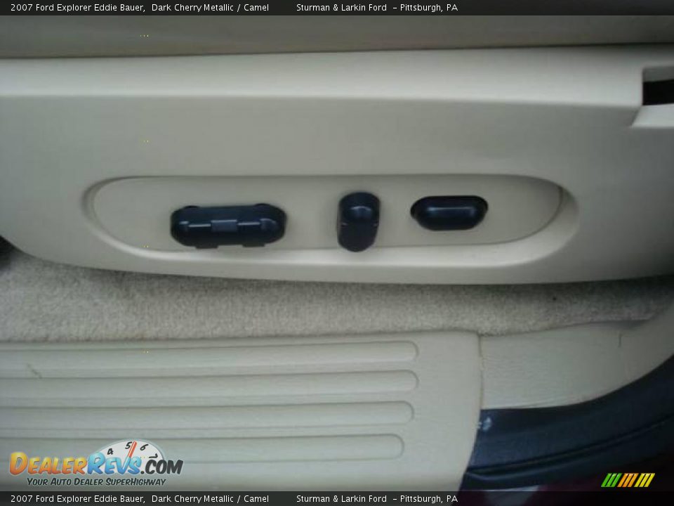 2007 Ford Explorer Eddie Bauer Dark Cherry Metallic / Camel Photo #15