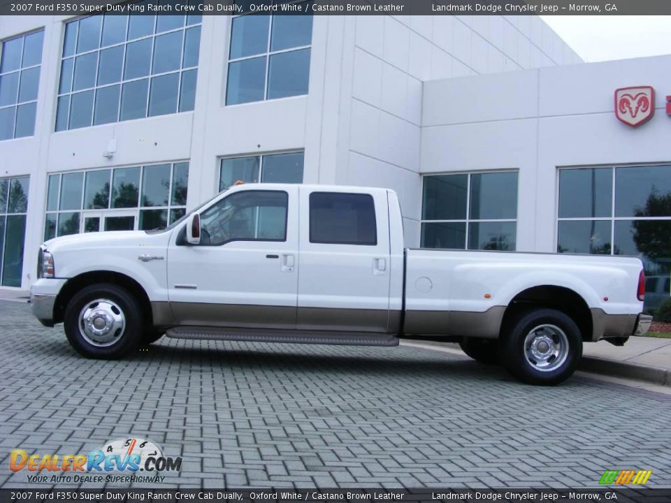 2007 Ford F350 Super Duty King Ranch Crew Cab Dually Oxford White