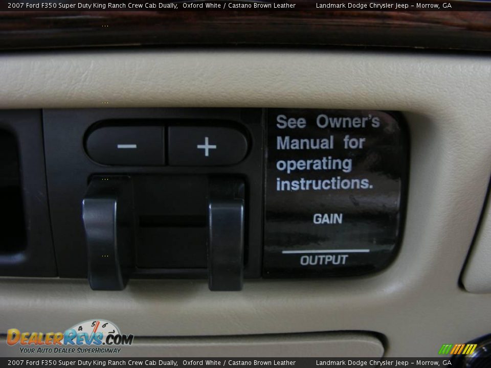 2007 Ford F350 Super Duty King Ranch Crew Cab Dually Oxford White / Castano Brown Leather Photo #30