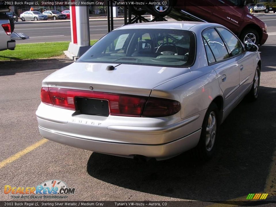 2003 Buick Regal LS Sterling Silver Metallic / Medium Gray Photo #6