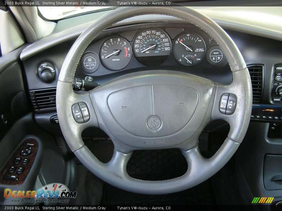 2003 Buick Regal LS Sterling Silver Metallic / Medium Gray Photo #10