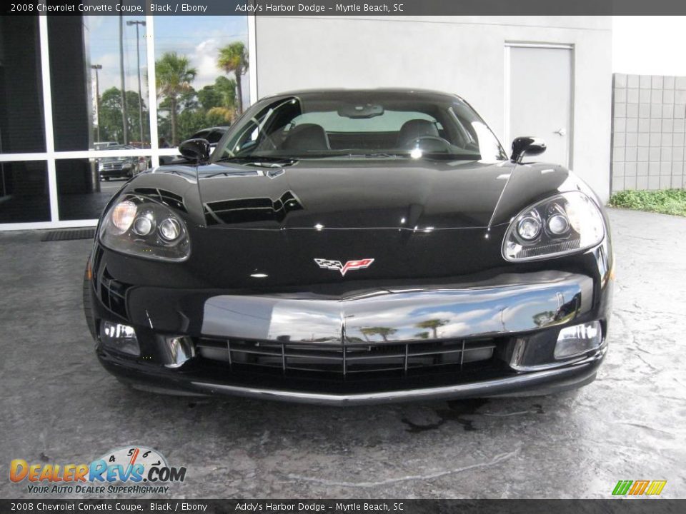 2008 Chevrolet Corvette Coupe Black / Ebony Photo #3