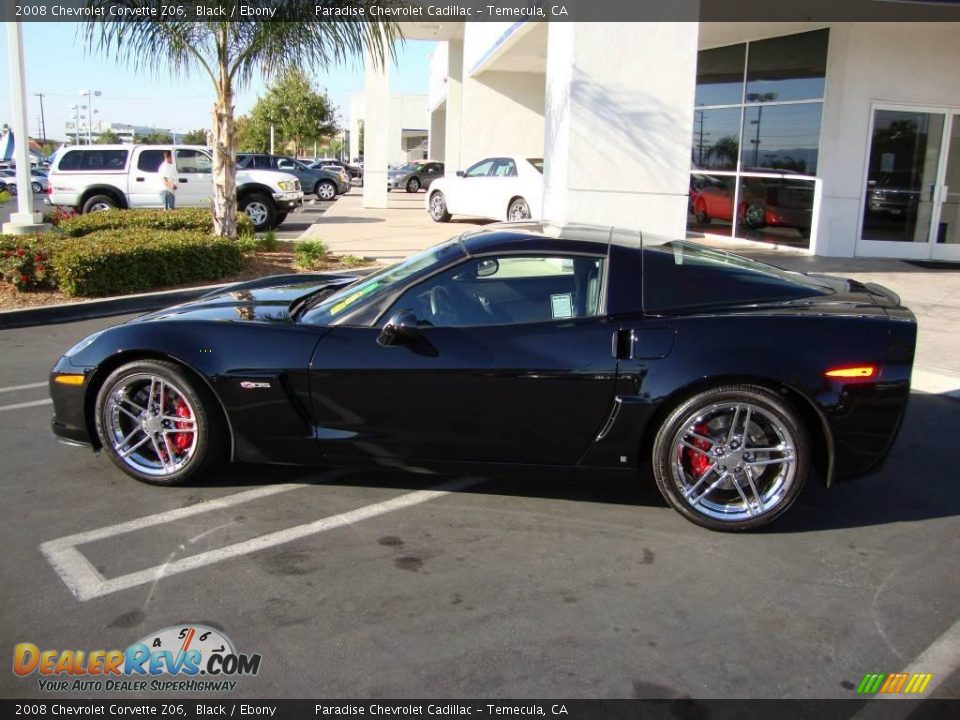 2008 Chevrolet Corvette Z06 Black / Ebony Photo #2