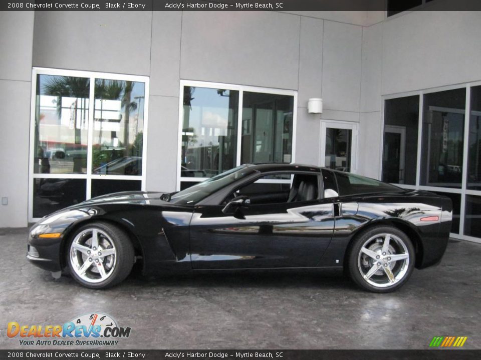 2008 Chevrolet Corvette Coupe Black / Ebony Photo #7