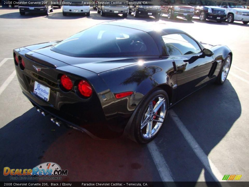2008 Chevrolet Corvette Z06 Black / Ebony Photo #3
