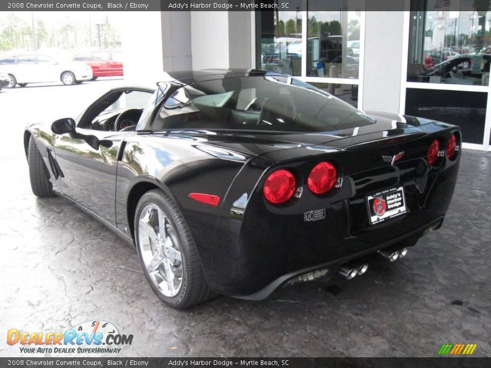 2008 Chevrolet Corvette Coupe Black / Ebony Photo #8