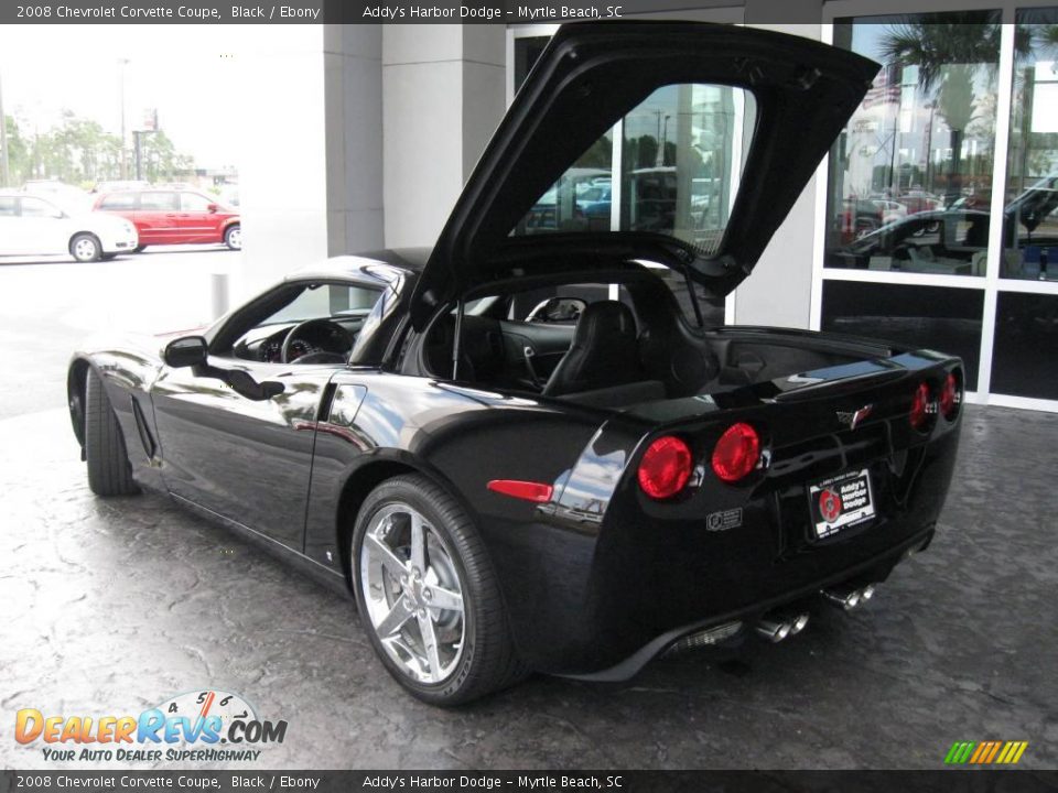 2008 Chevrolet Corvette Coupe Black / Ebony Photo #10