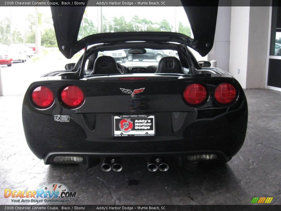 2008 Chevrolet Corvette Coupe Black / Ebony Photo #11