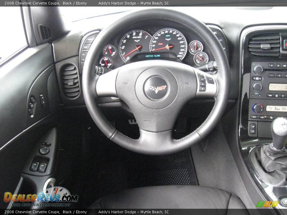2008 Chevrolet Corvette Coupe Black / Ebony Photo #13