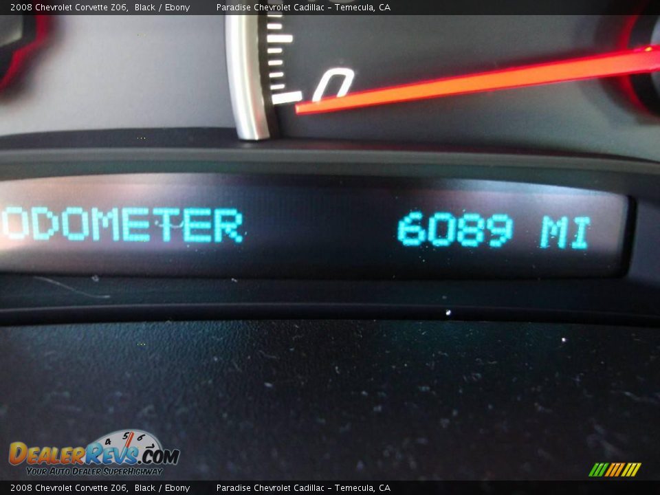 2008 Chevrolet Corvette Z06 Black / Ebony Photo #9