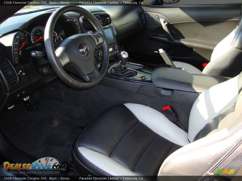 2008 Chevrolet Corvette Z06 Black / Ebony Photo #10
