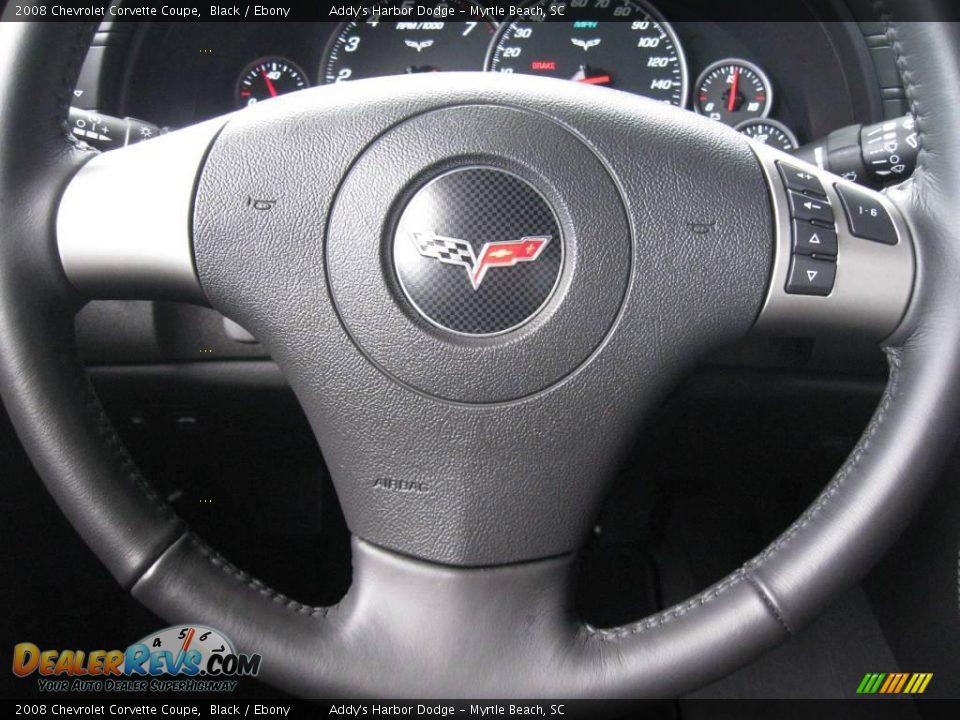 2008 Chevrolet Corvette Coupe Black / Ebony Photo #15