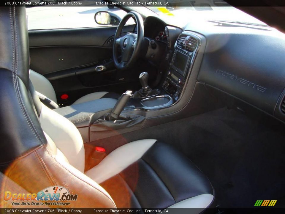 2008 Chevrolet Corvette Z06 Black / Ebony Photo #11