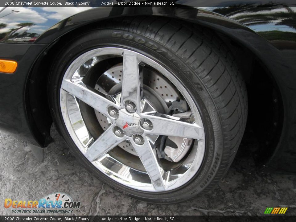2008 Chevrolet Corvette Coupe Black / Ebony Photo #16