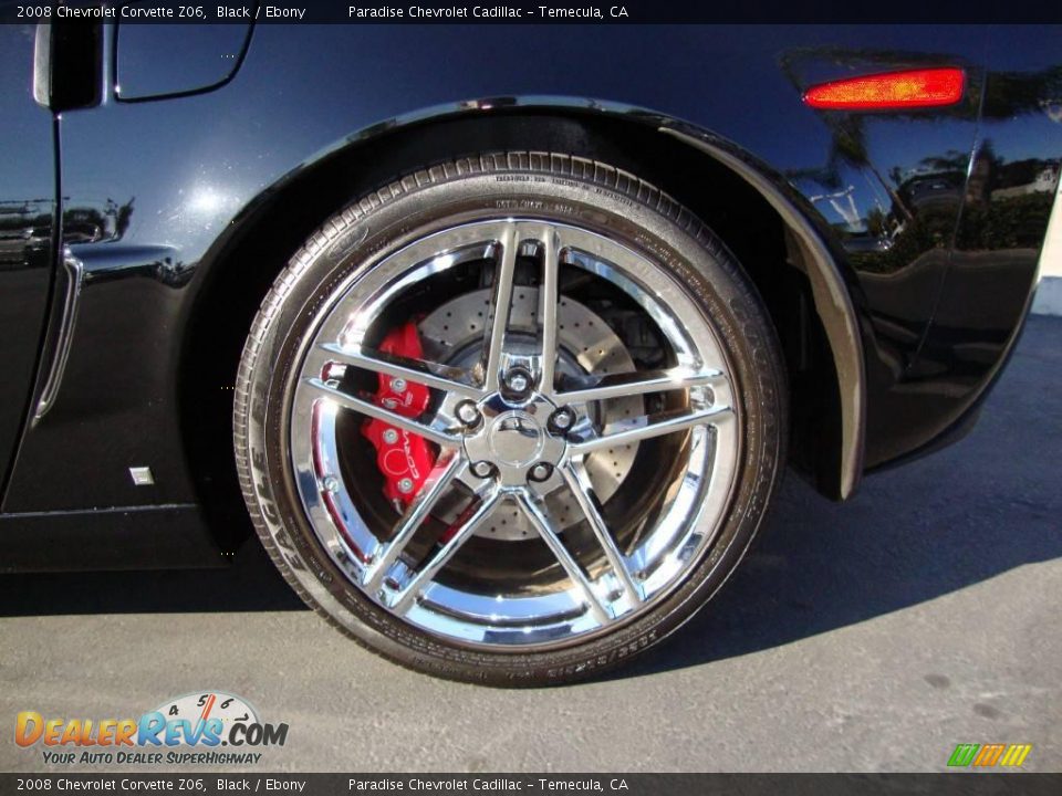 2008 Chevrolet Corvette Z06 Black / Ebony Photo #12