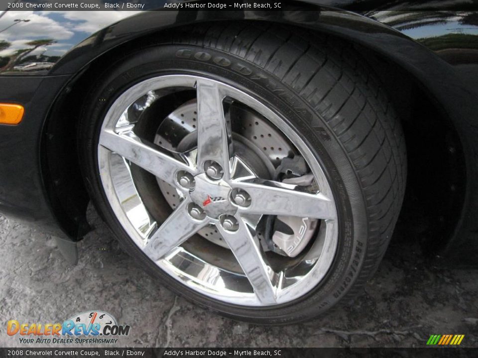 2008 Chevrolet Corvette Coupe Black / Ebony Photo #17