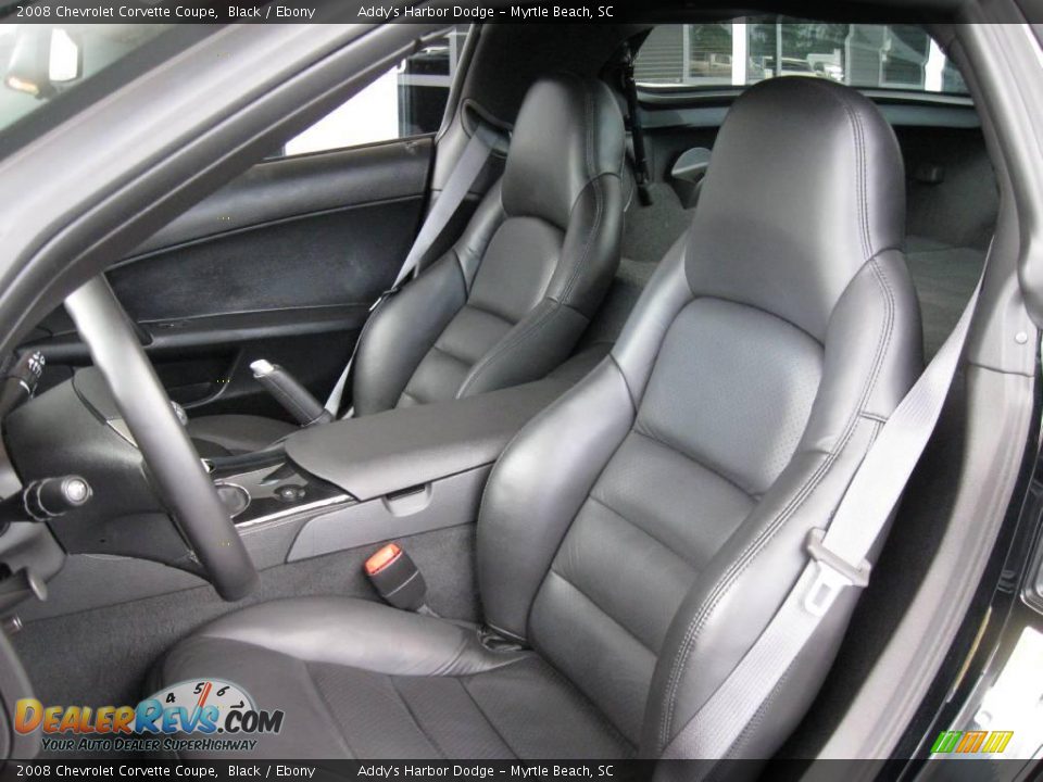 2008 Chevrolet Corvette Coupe Black / Ebony Photo #18