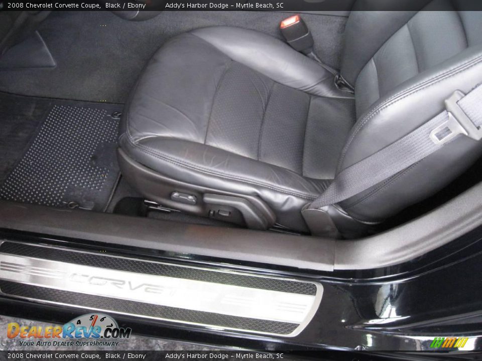 2008 Chevrolet Corvette Coupe Black / Ebony Photo #19