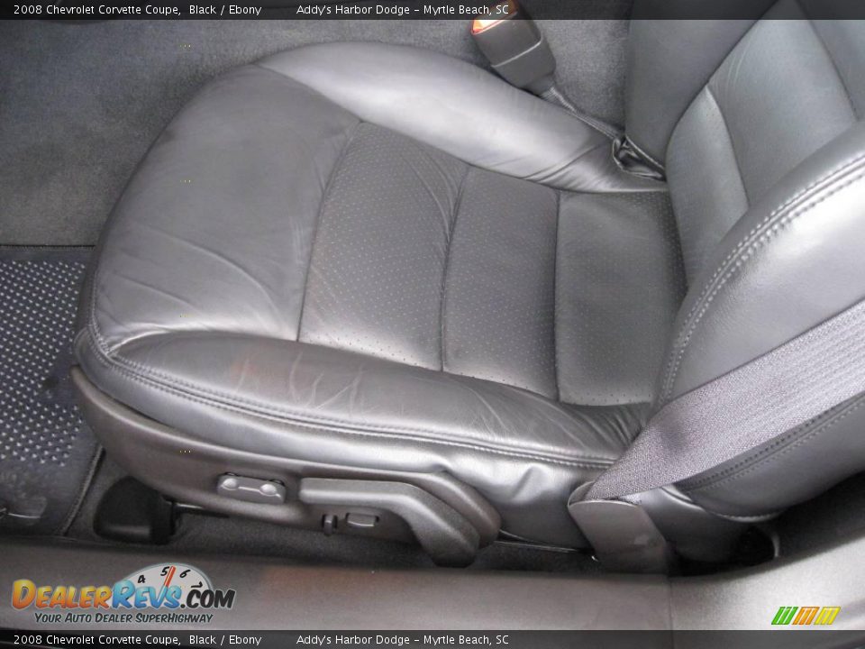 2008 Chevrolet Corvette Coupe Black / Ebony Photo #20