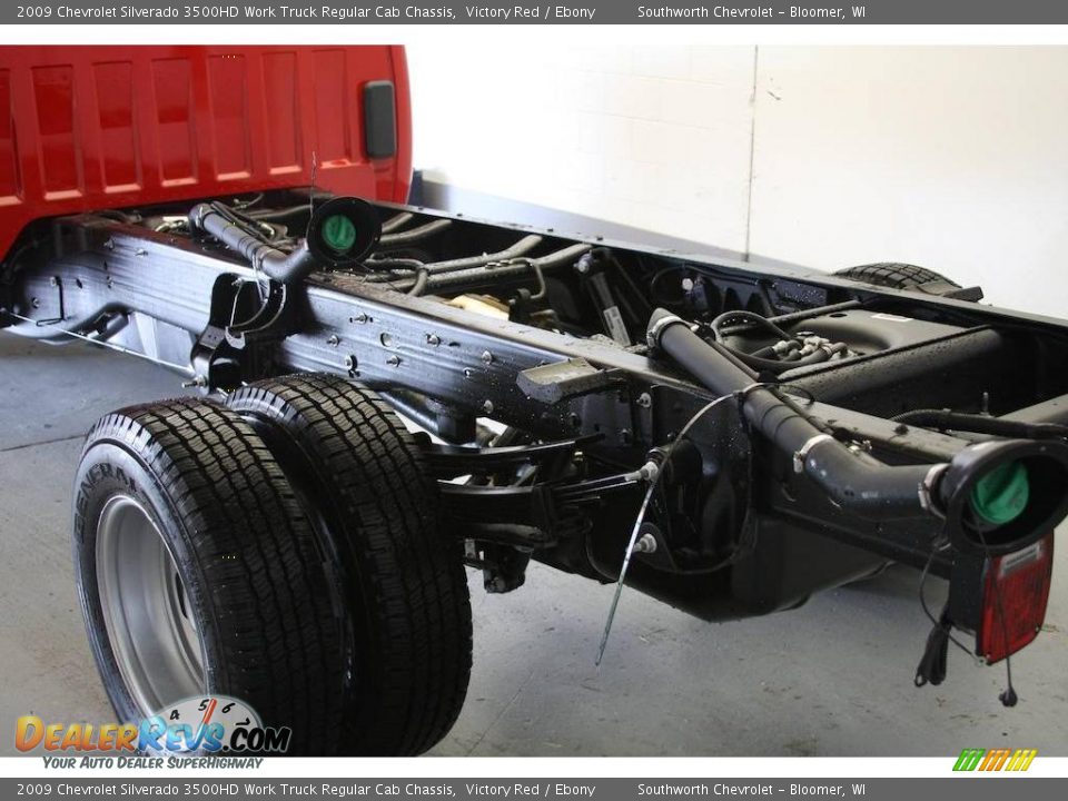 2009 Chevrolet Silverado 3500HD Work Truck Regular Cab Chassis Victory Red / Ebony Photo #5