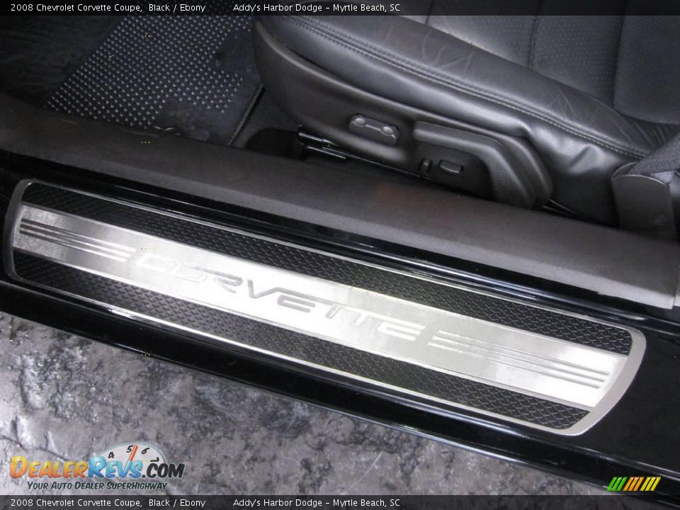 2008 Chevrolet Corvette Coupe Black / Ebony Photo #21