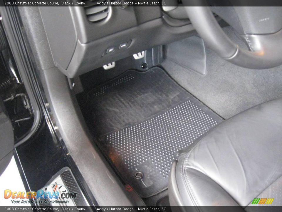 2008 Chevrolet Corvette Coupe Black / Ebony Photo #22