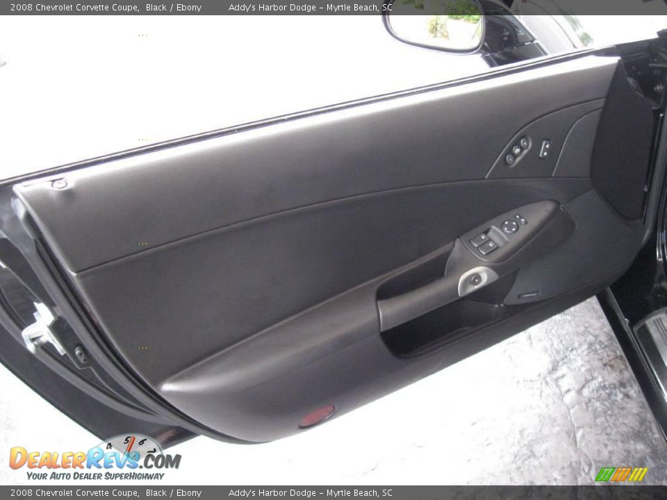 2008 Chevrolet Corvette Coupe Black / Ebony Photo #23