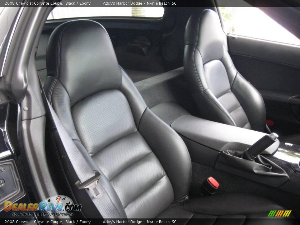 2008 Chevrolet Corvette Coupe Black / Ebony Photo #24