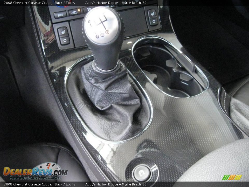 2008 Chevrolet Corvette Coupe Black / Ebony Photo #25