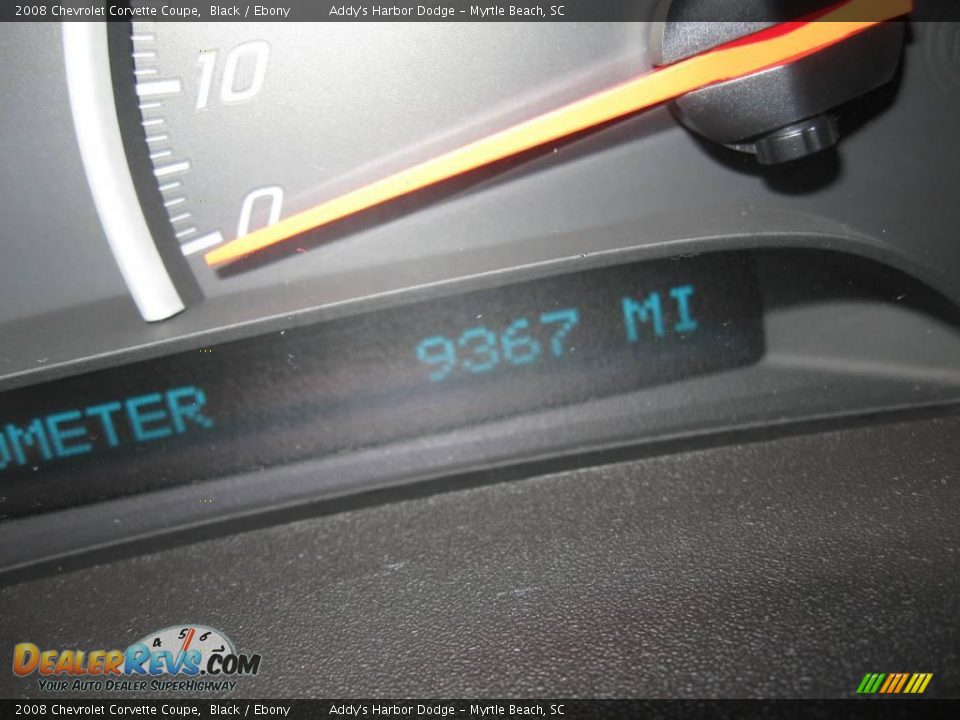 2008 Chevrolet Corvette Coupe Black / Ebony Photo #27