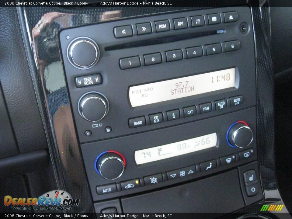 2008 Chevrolet Corvette Coupe Black / Ebony Photo #28