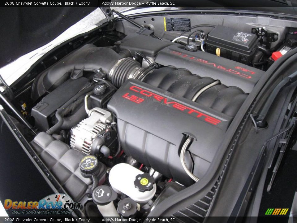 2008 Chevrolet Corvette Coupe Black / Ebony Photo #29