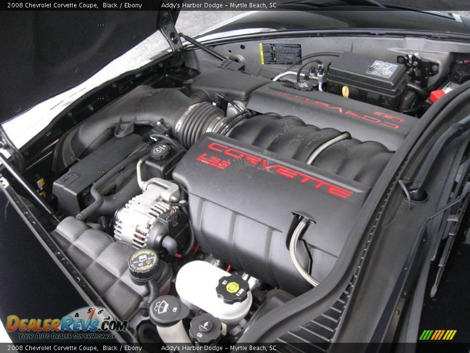 2008 Chevrolet Corvette Coupe Black / Ebony Photo #30