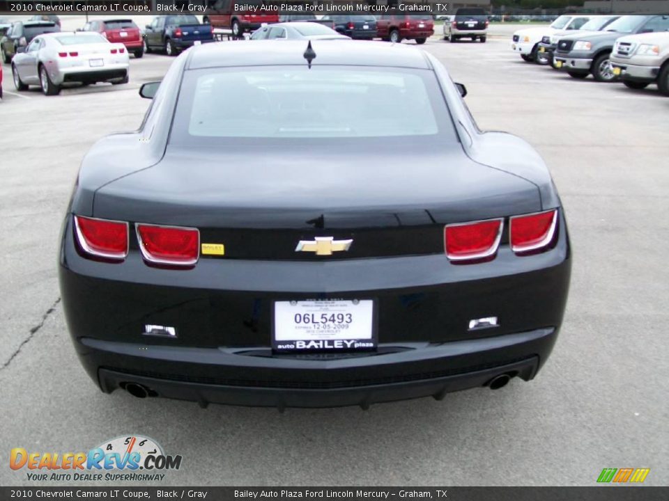 2010 Chevrolet Camaro LT Coupe Black / Gray Photo #4