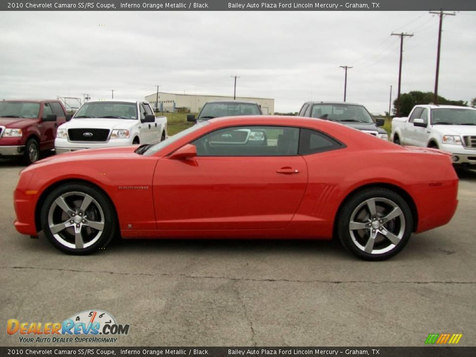 2010 Chevrolet Camaro SS/RS Coupe Inferno Orange Metallic / Black Photo #2