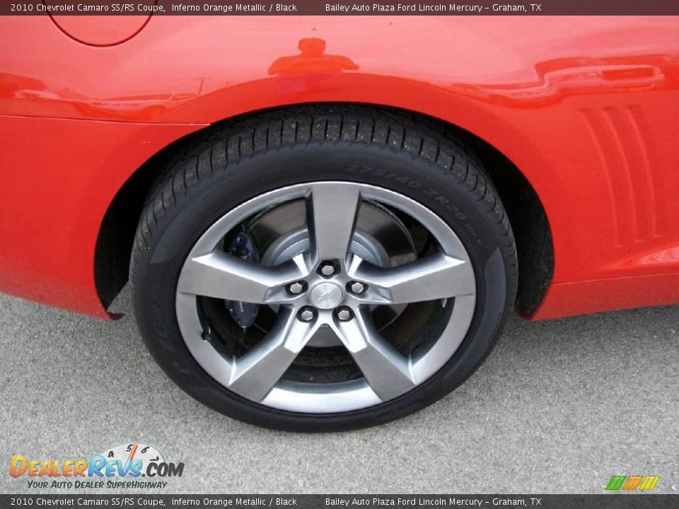 2010 Chevrolet Camaro SS/RS Coupe Inferno Orange Metallic / Black Photo #6