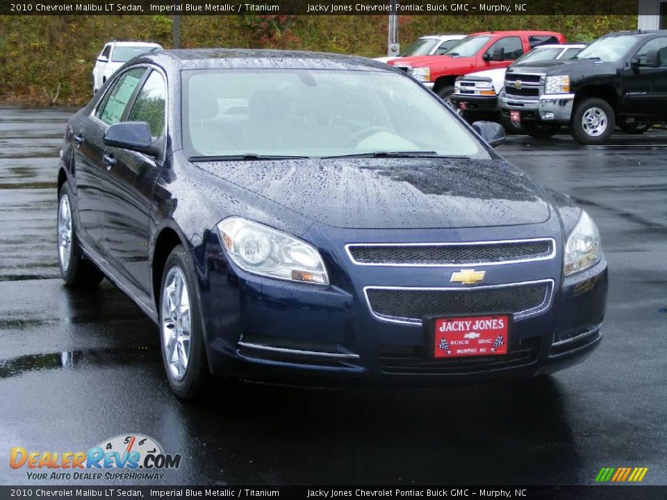 2010 Chevrolet Malibu LT Sedan Imperial Blue Metallic / Titanium Photo #2