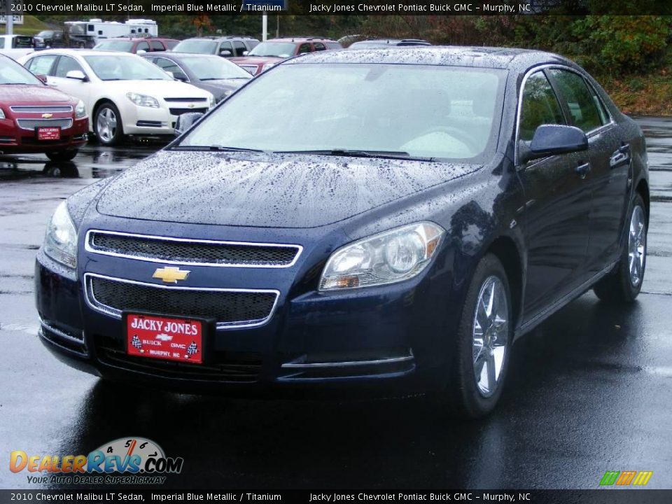 2010 Chevrolet Malibu LT Sedan Imperial Blue Metallic / Titanium Photo #4