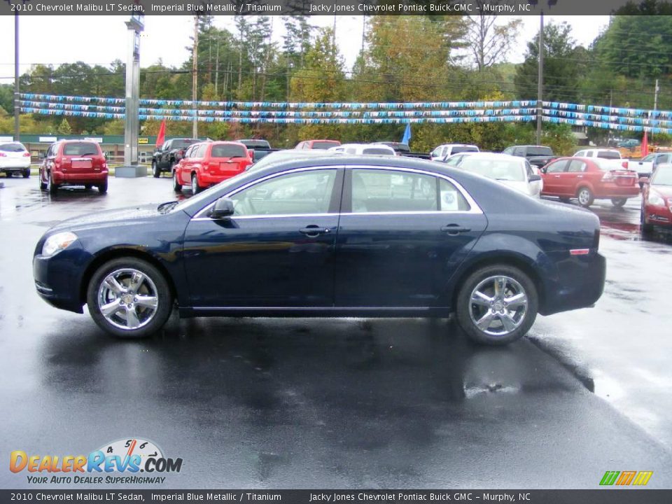 2010 Chevrolet Malibu LT Sedan Imperial Blue Metallic / Titanium Photo #5